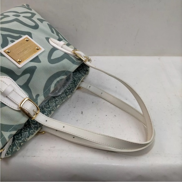 Louis Vuitton Antigua Cabas PM Green Canvas Tote Bag - Picture 6 of 10